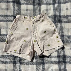 Forever 21 Cream Corduroy Pants